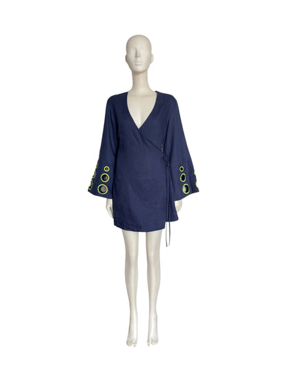 Vestido mini magen tunic navy