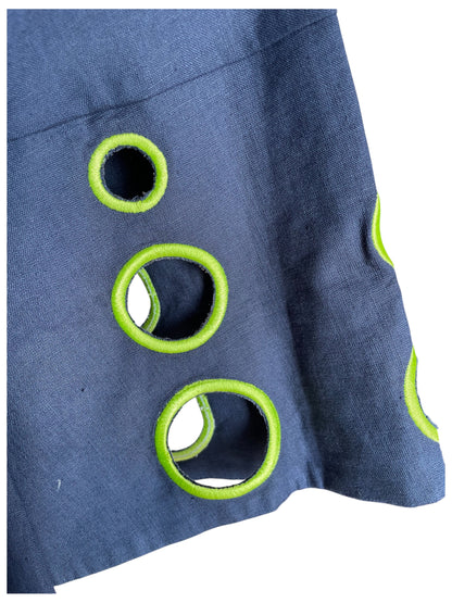 Vestido mini magen tunic navy