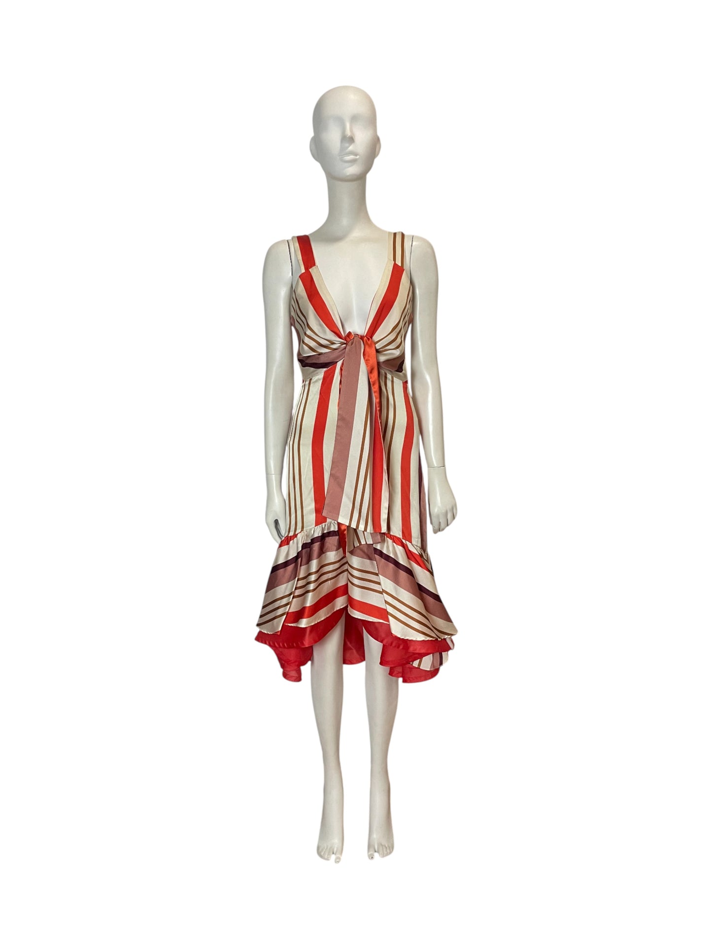 Arbore striped midi dress