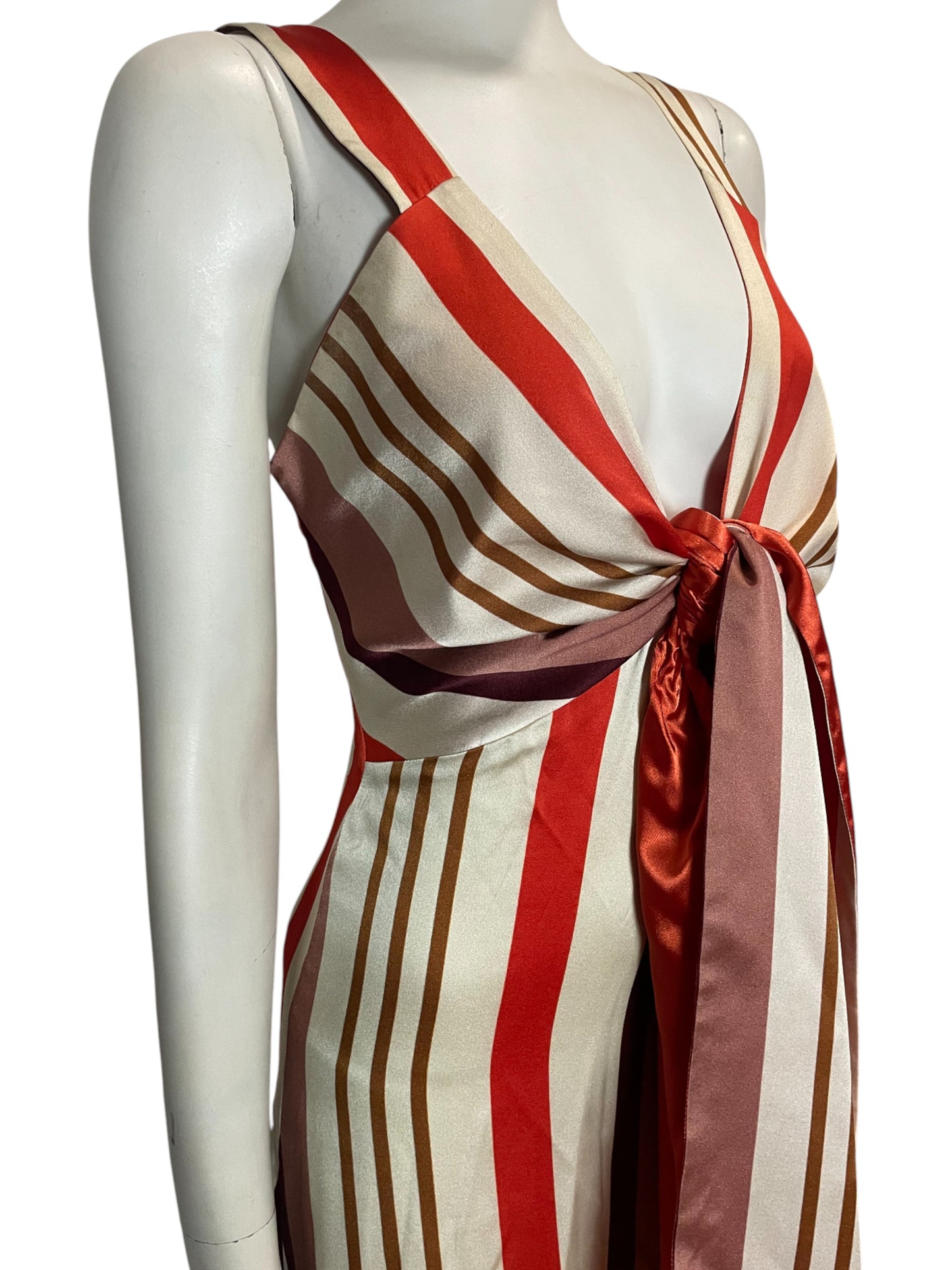 Arbore striped midi dress
