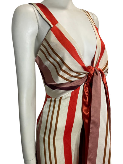 Arbore striped midi dress