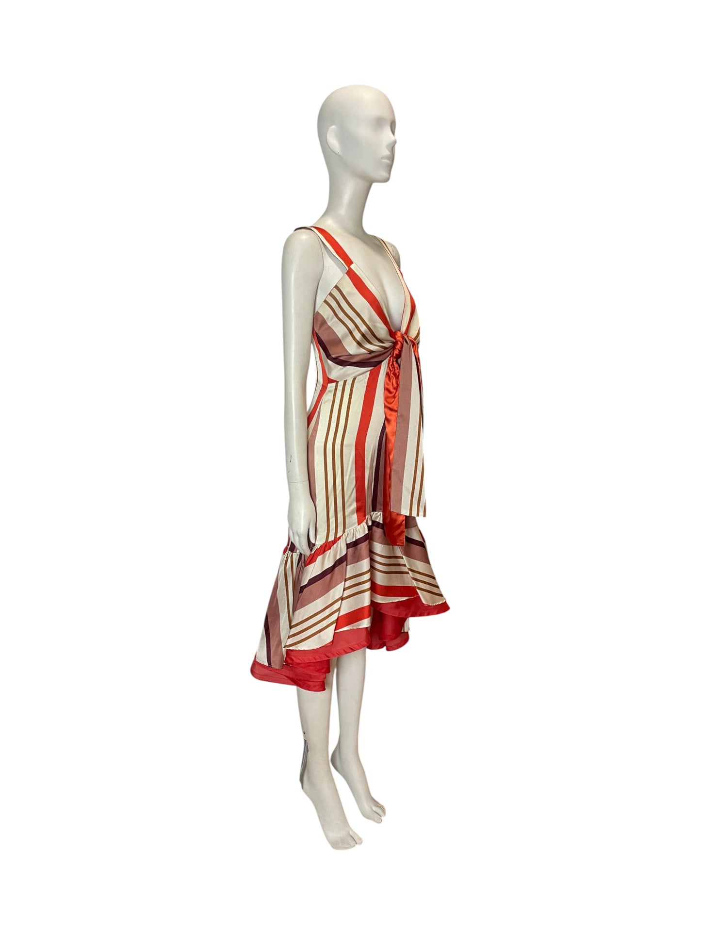 Arbore striped midi dress