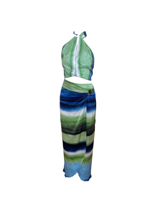 Set top y falda maxi