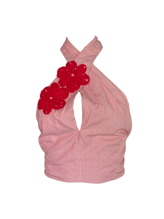 Top listas rojas con flores