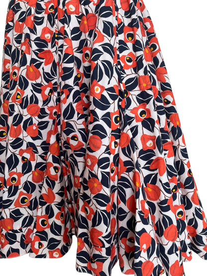 mini vestido celeste warana