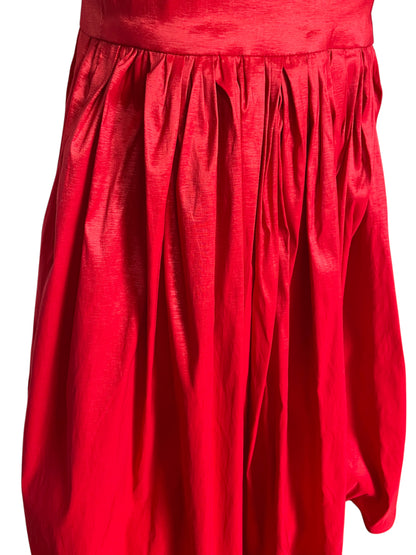 Set falda y top sirena rojo