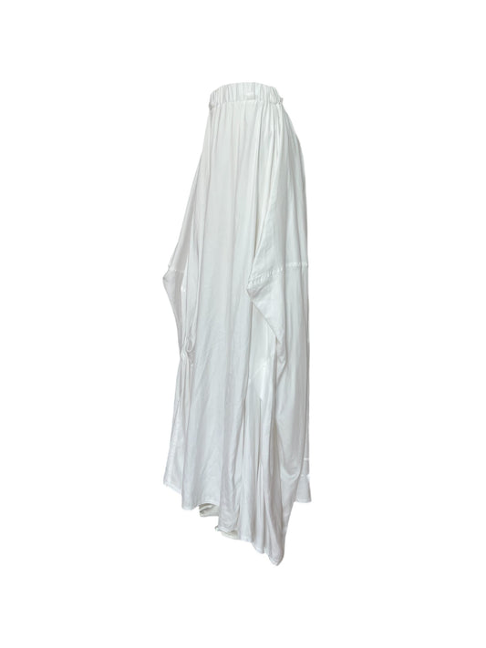 Falda maxi blanca maria elena villamil