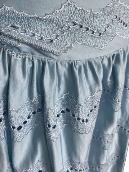 Set falda y top baby blue