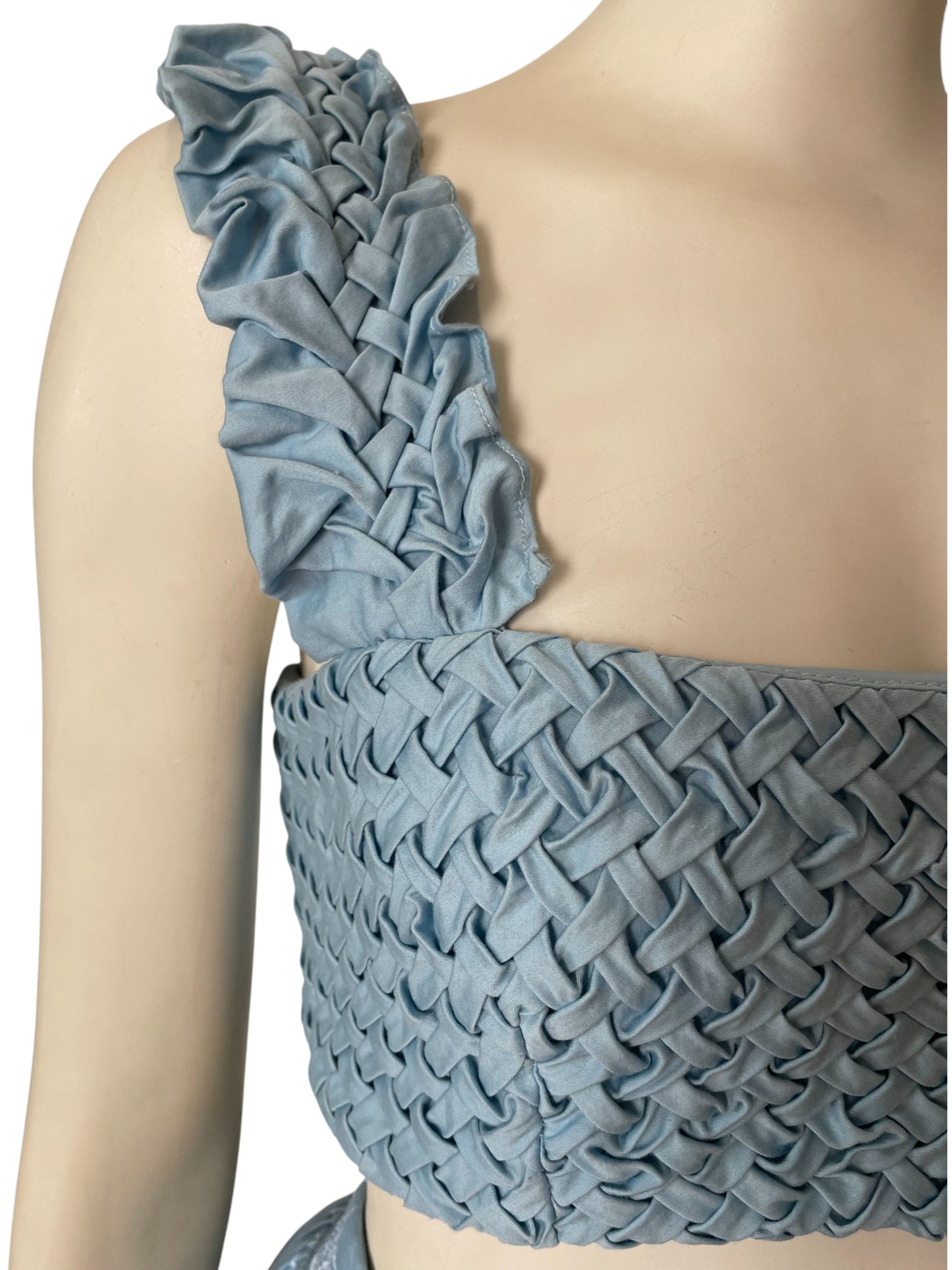 Set falda y top baby blue