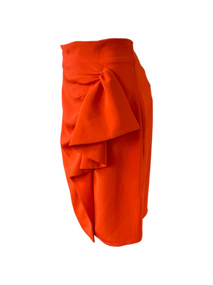 Falda mini naranja