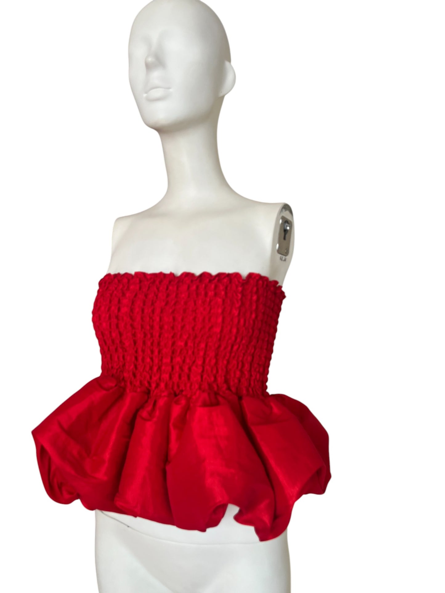 crop top rojo