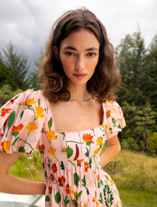 mini dress caramelo primavera