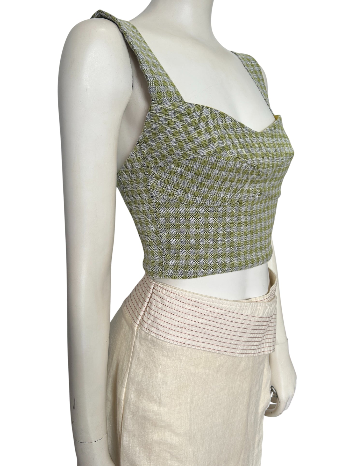 Pantalon en Lino cruzado