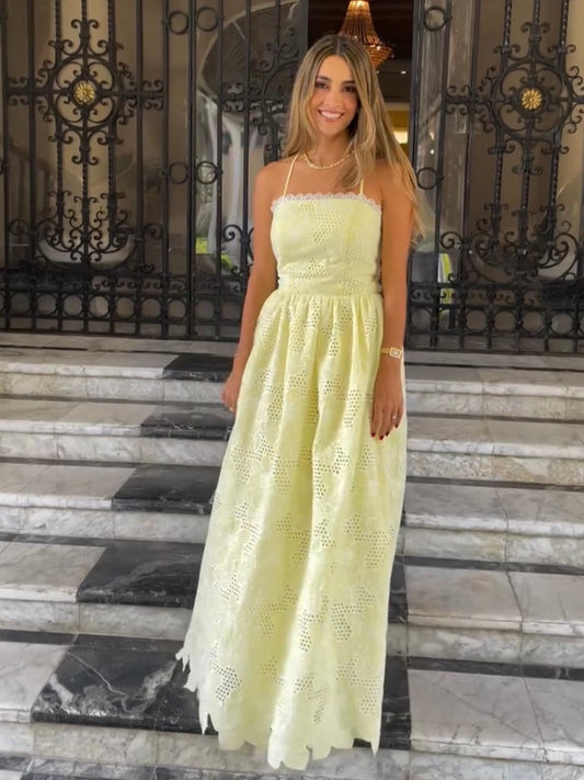 Dress maxi ojalillo