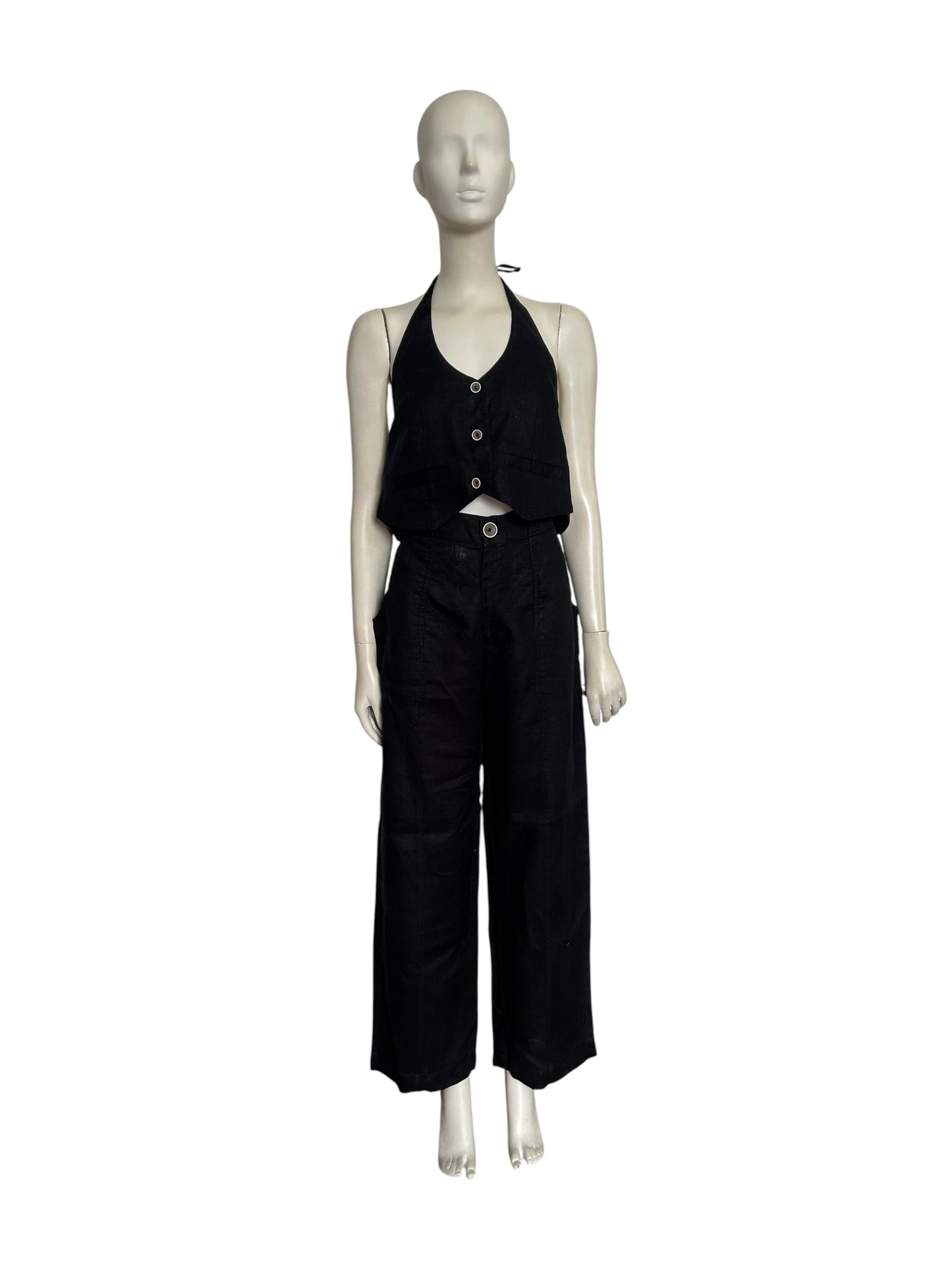 Set pants y vest negro