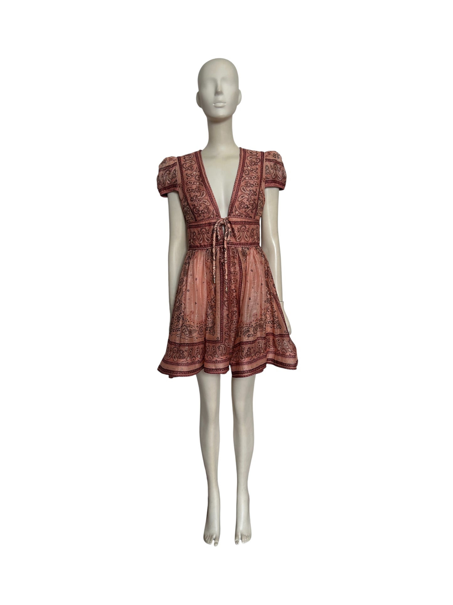 Mini dress coral