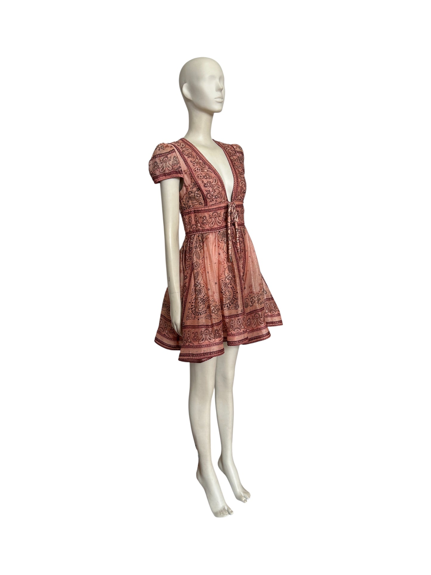 Mini dress coral