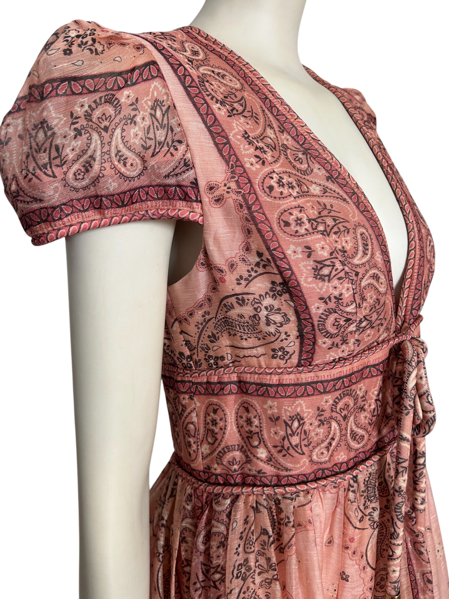 Mini dress coral