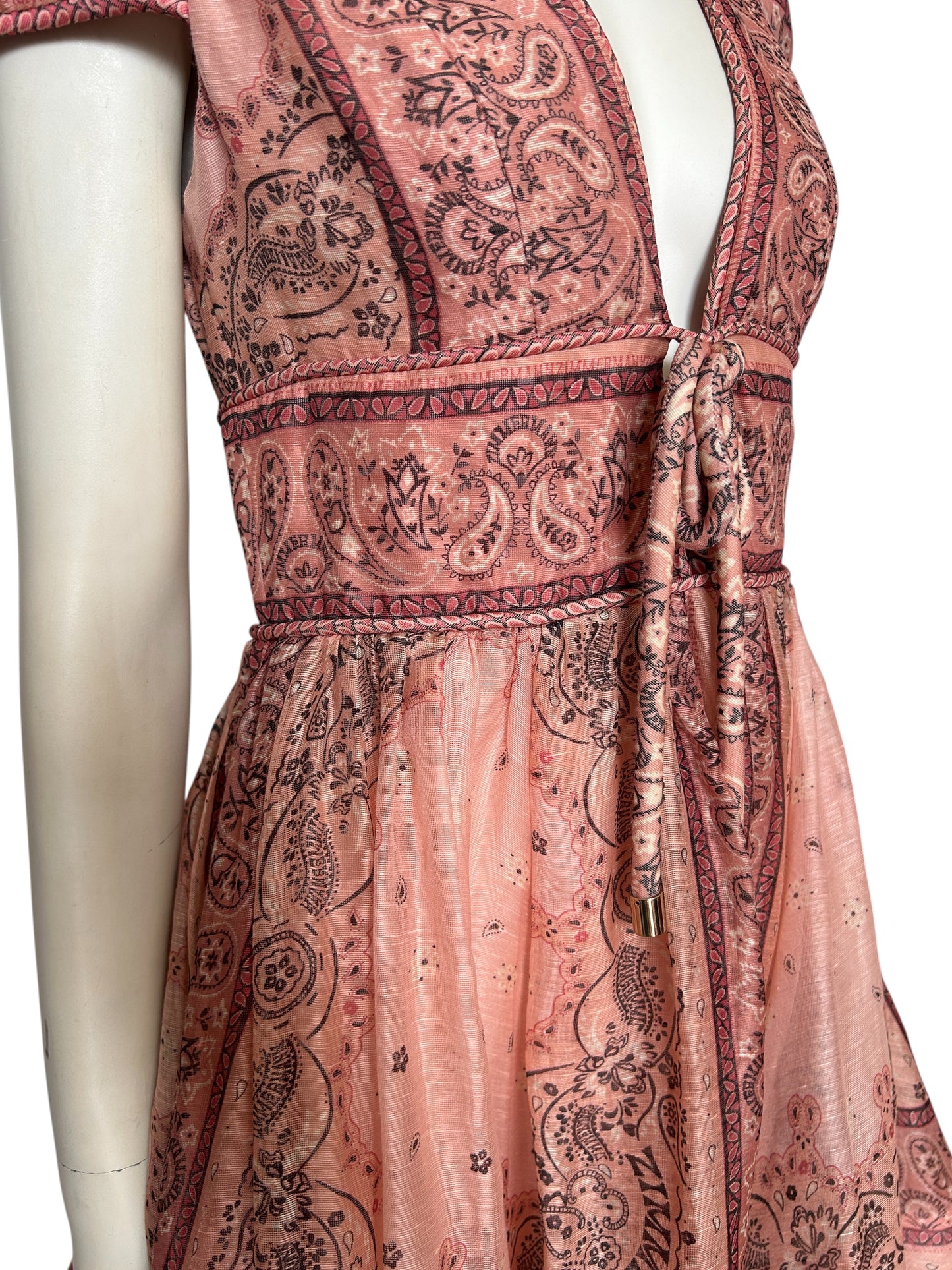Mini dress coral