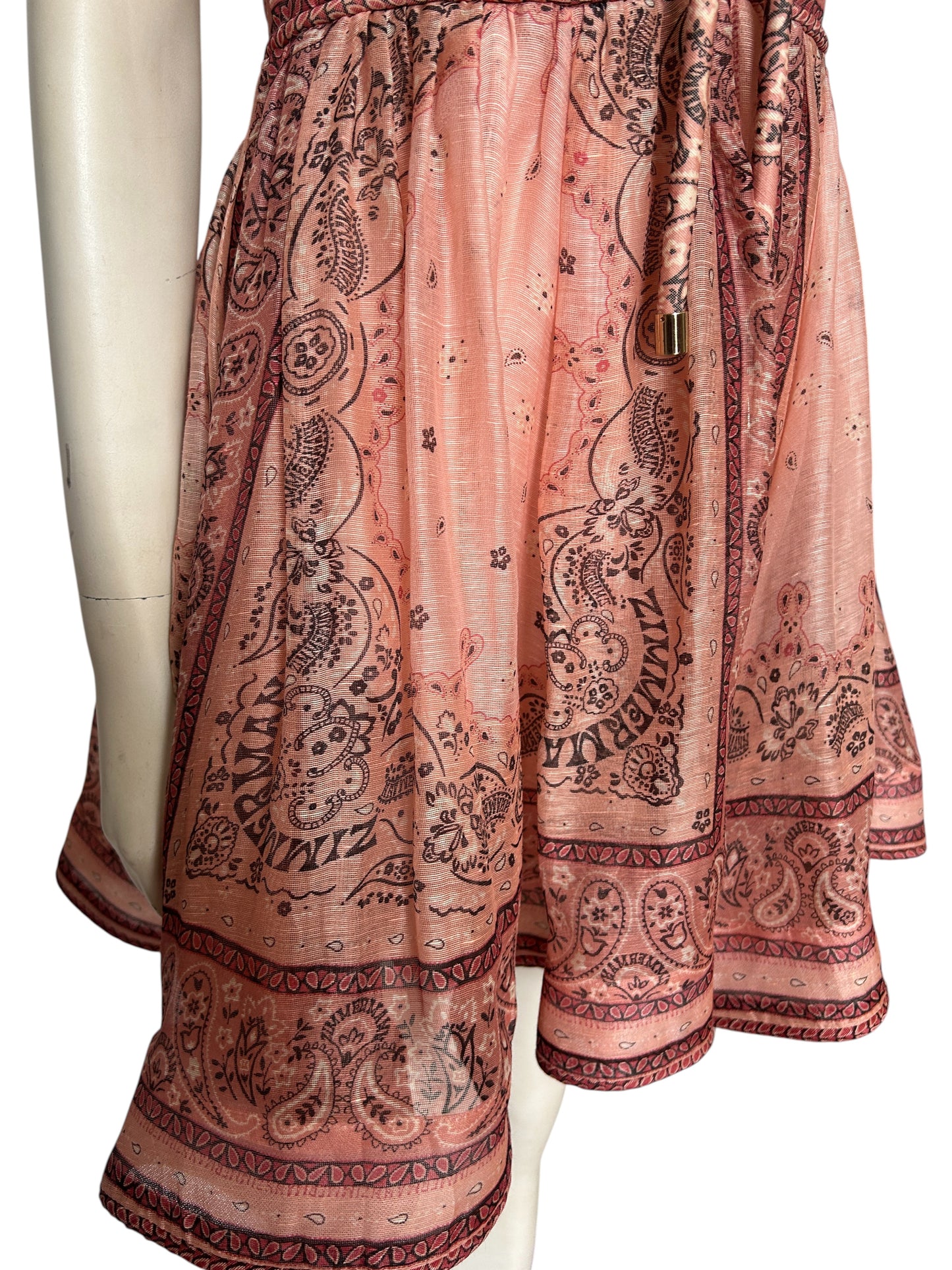 Mini dress coral