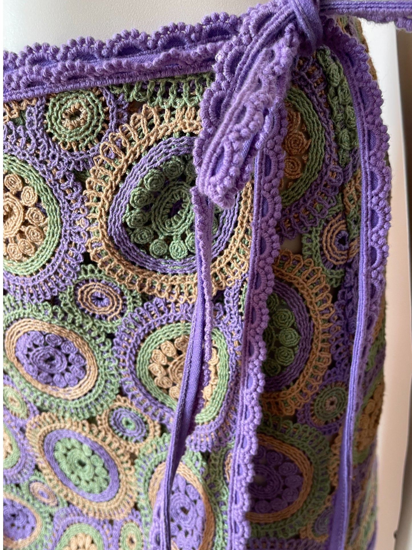 set crochet lila