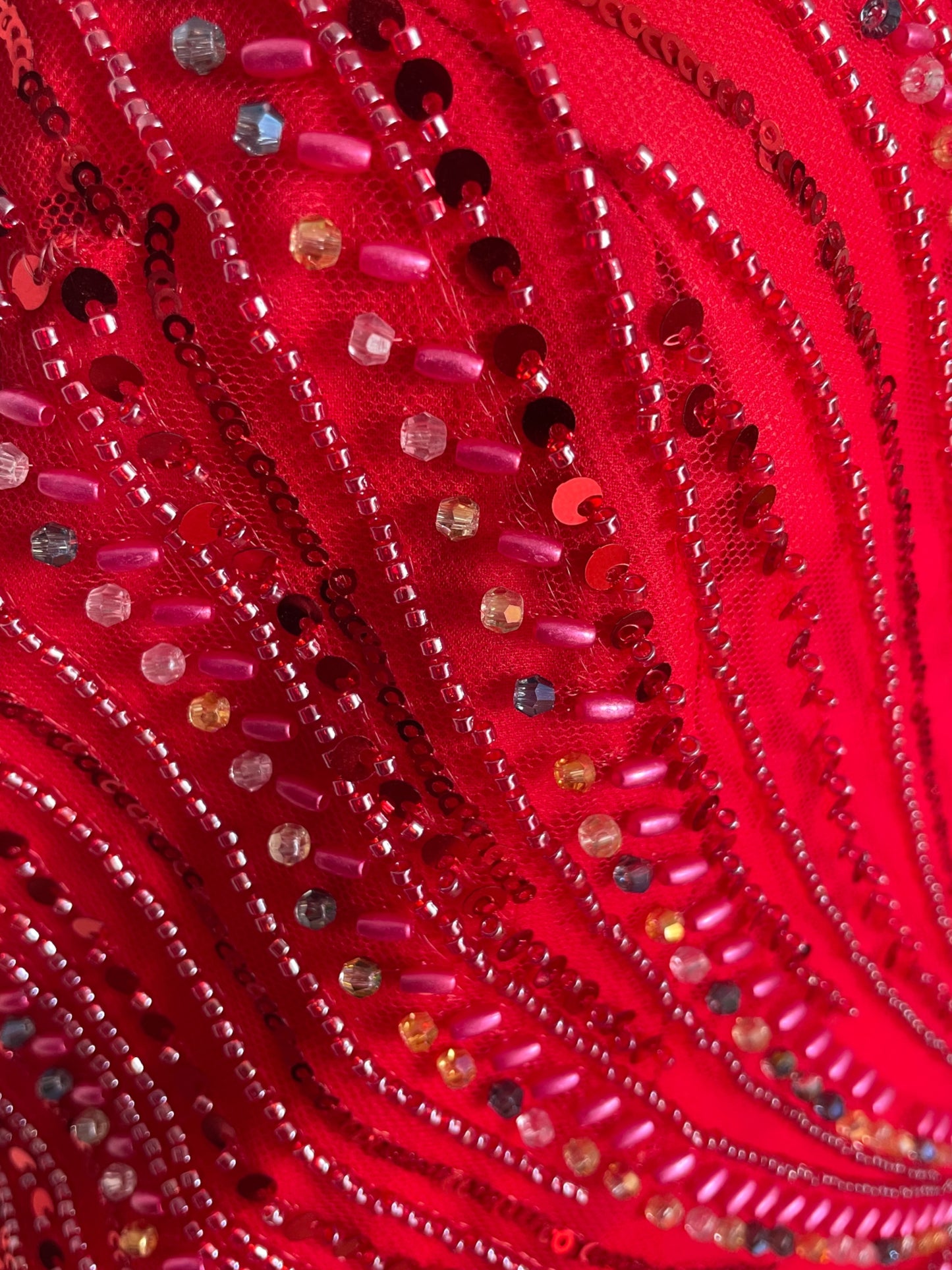 Vestido midi rojo
