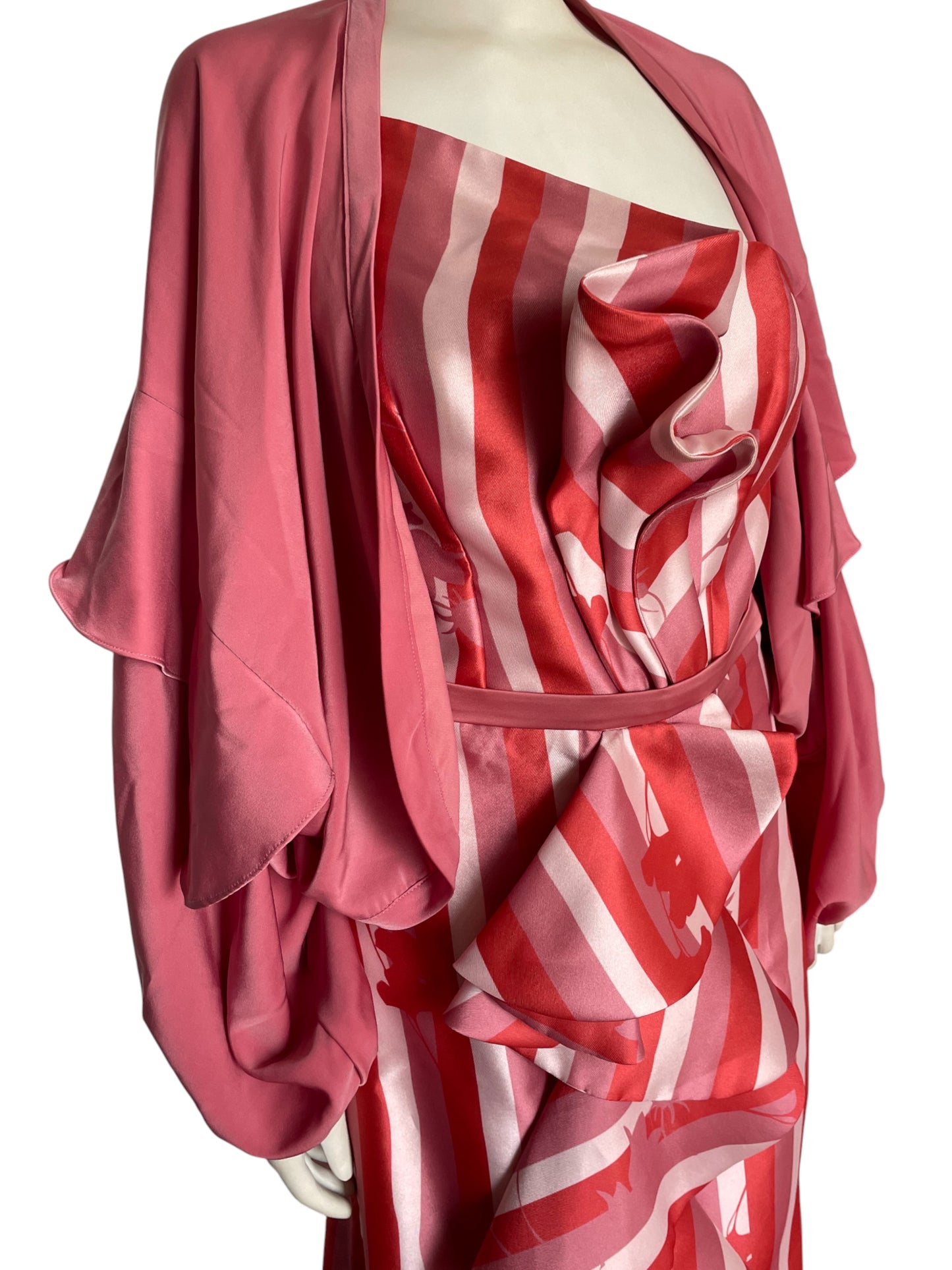 Vestido Maxi con sobrepuesto