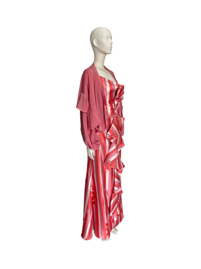 Vestido Maxi con sobrepuesto