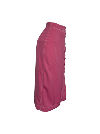 falda fucsia midi