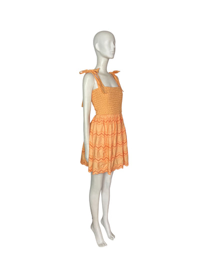 Vestido mini naranja