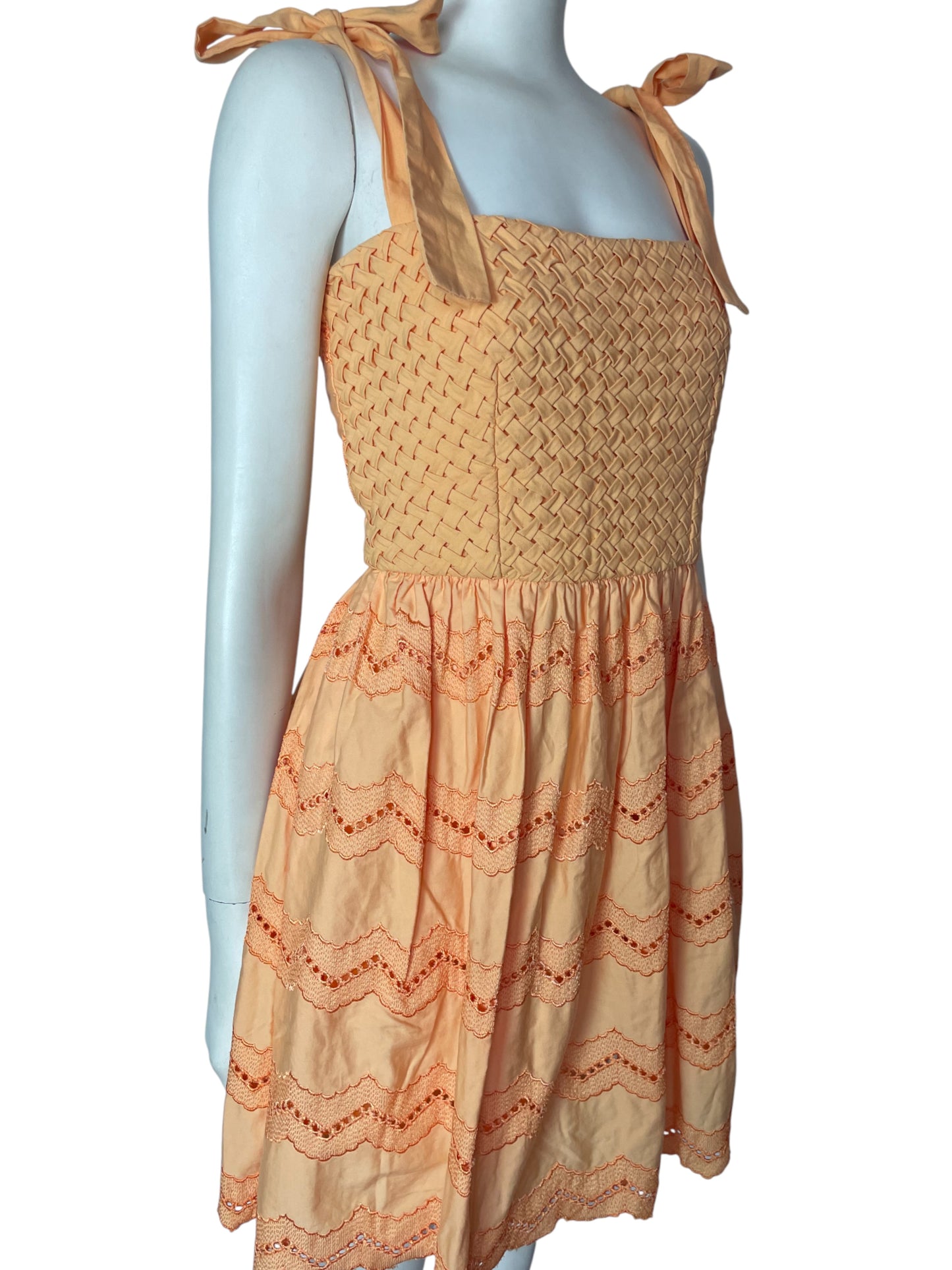 Vestido mini naranja