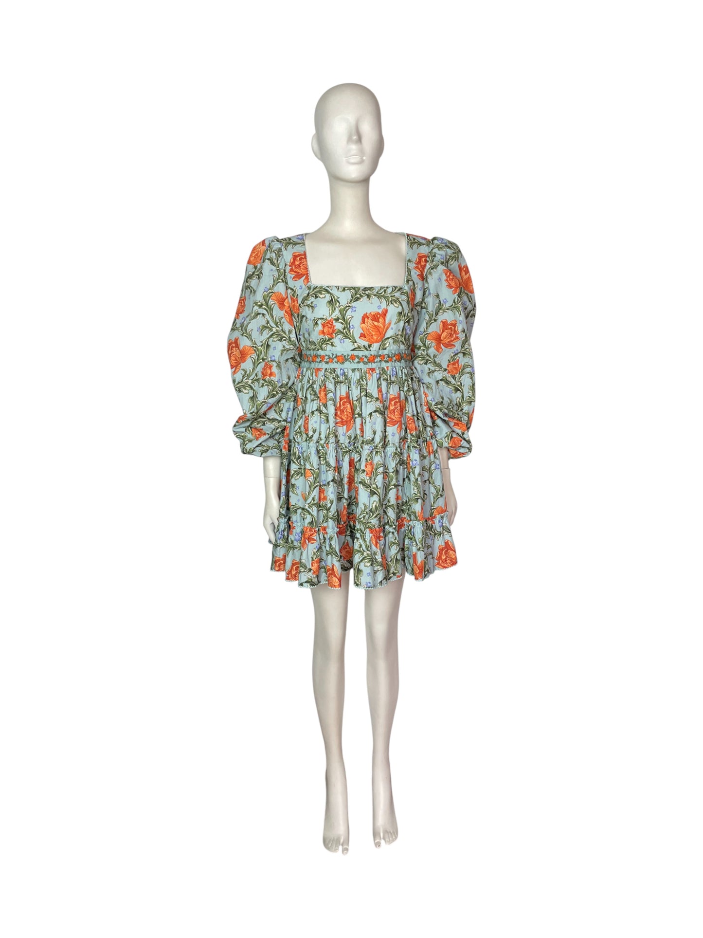 avena peonia atardecer mini dress