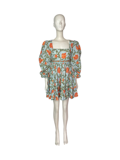 avena peonia atardecer mini dress
