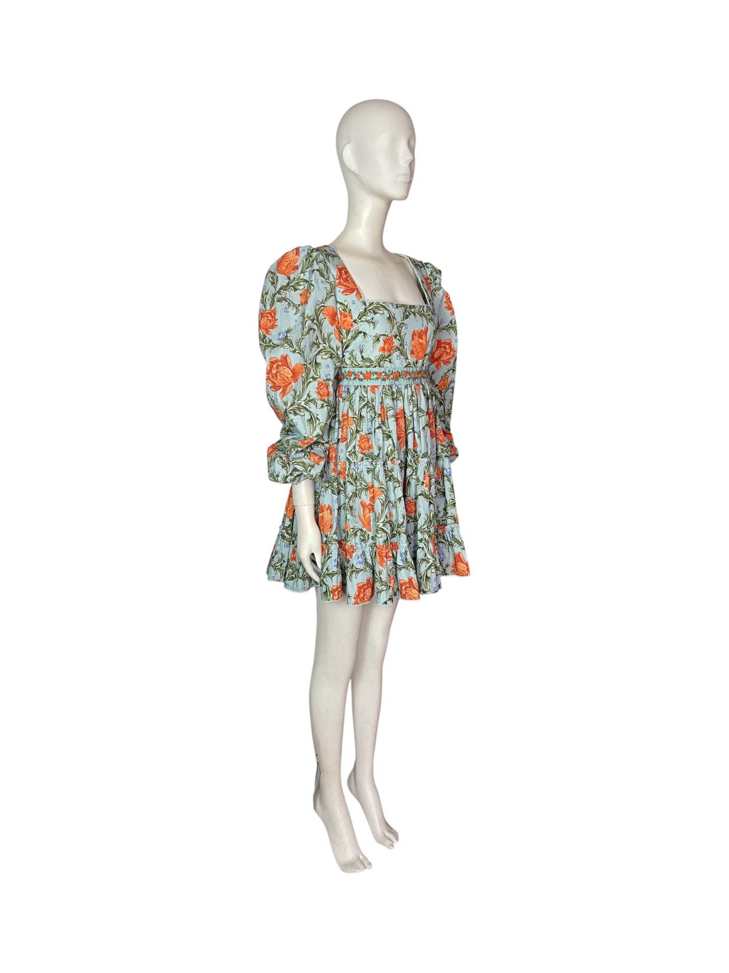 avena peonia atardecer mini dress