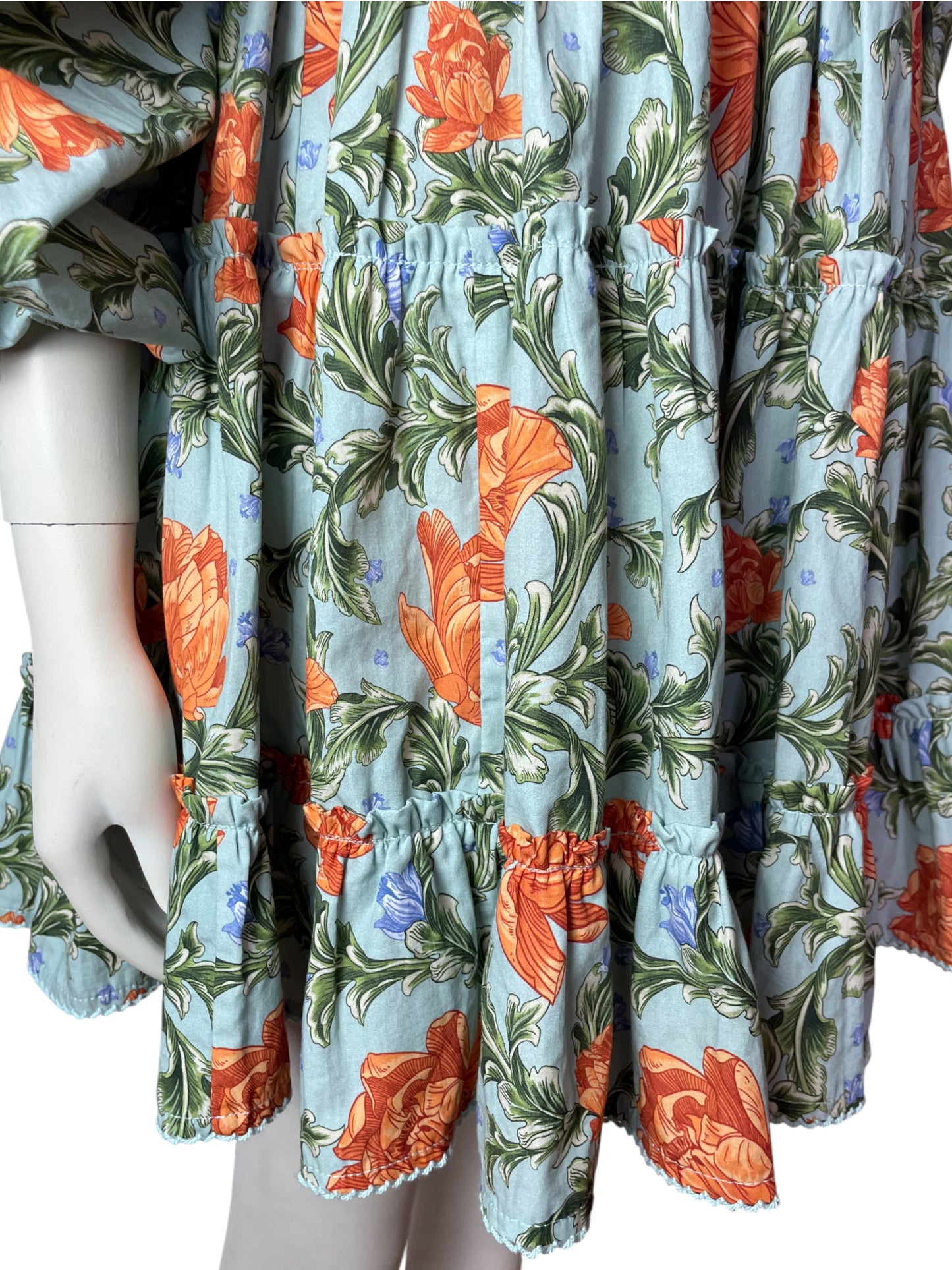 avena peonia atardecer mini dress