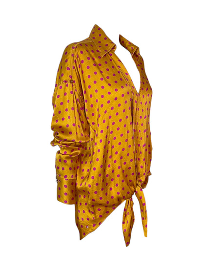 Camisa amarillas con lunares