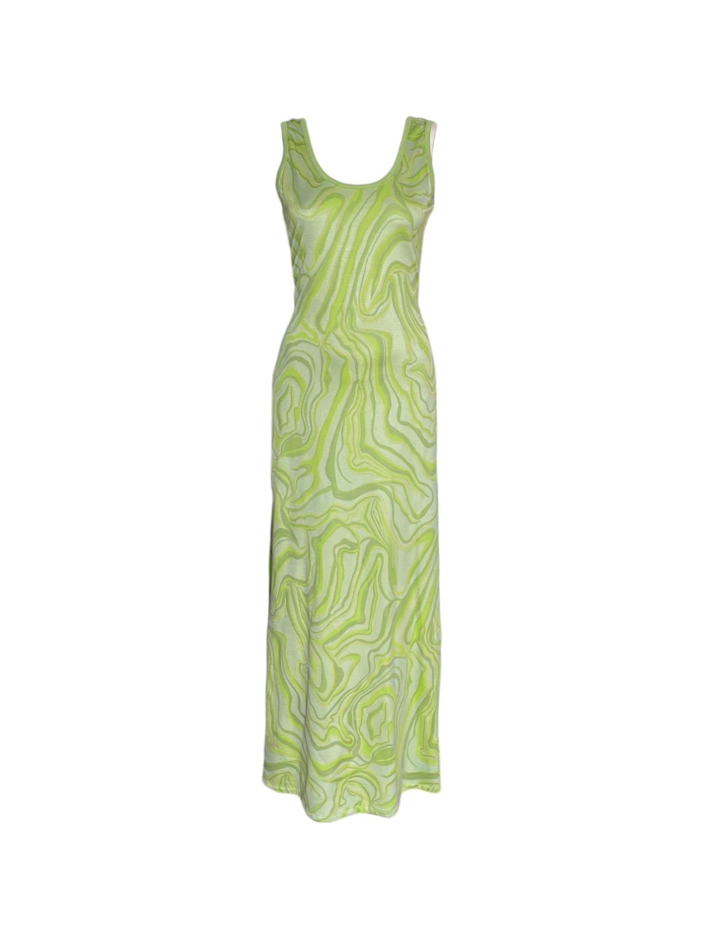 VESTIDO MAXI VERDE