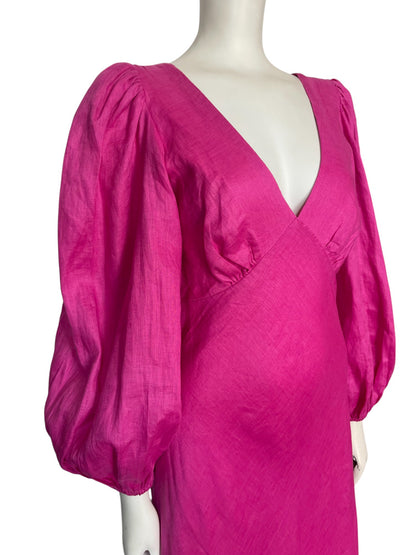 vestido maxi rosella pink