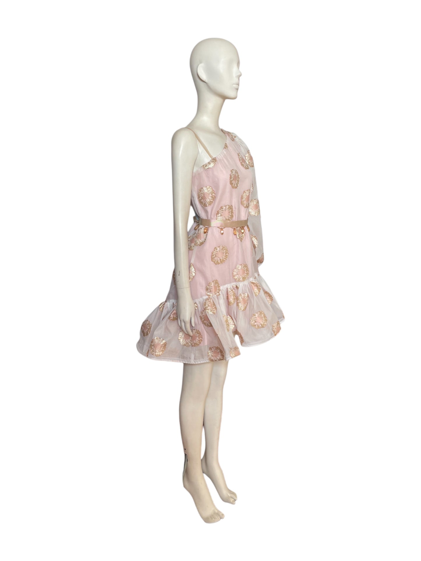 Vestido mini de una manga