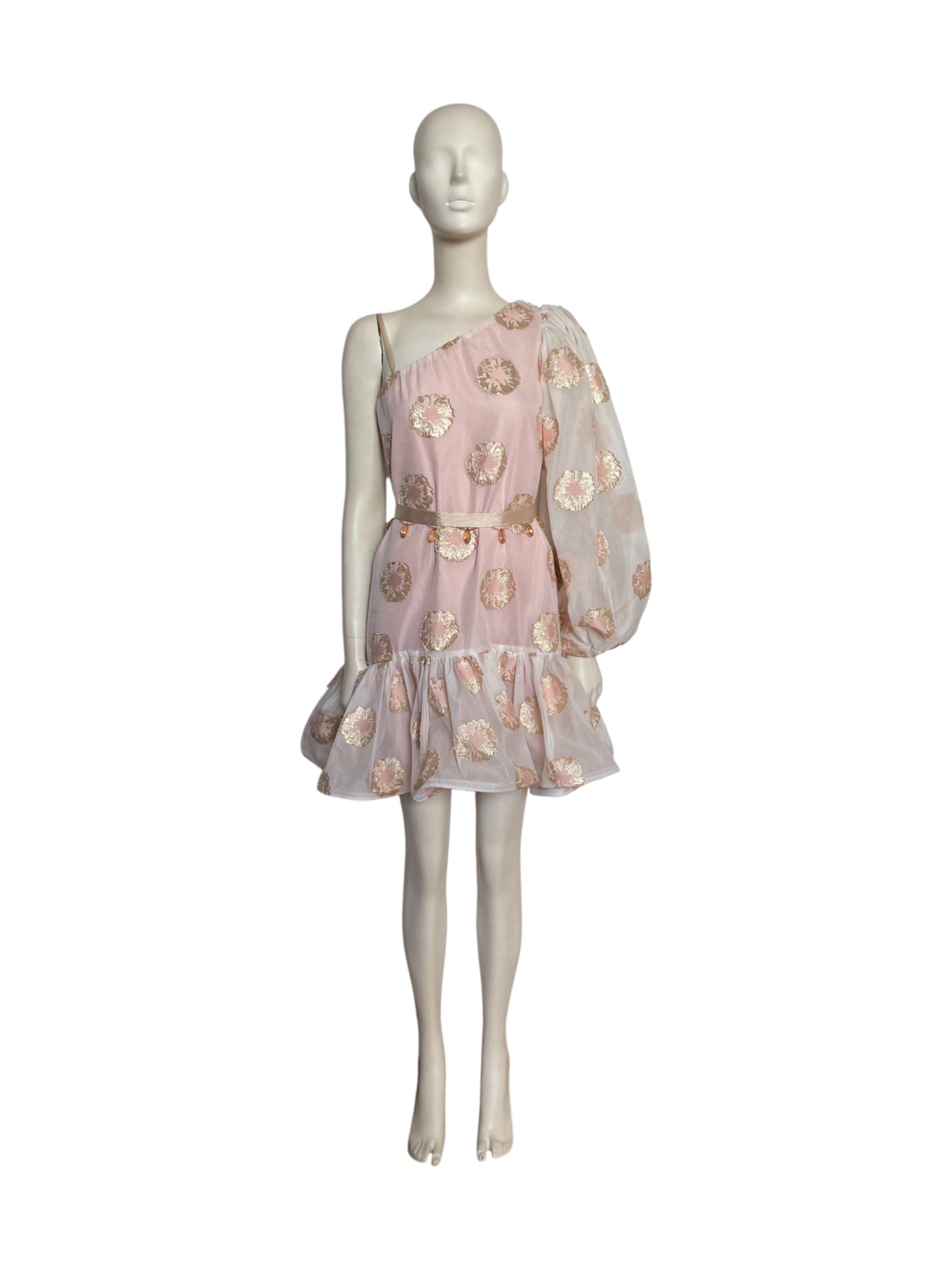 Vestido mini de una manga