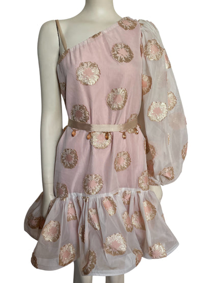 Vestido mini de una manga