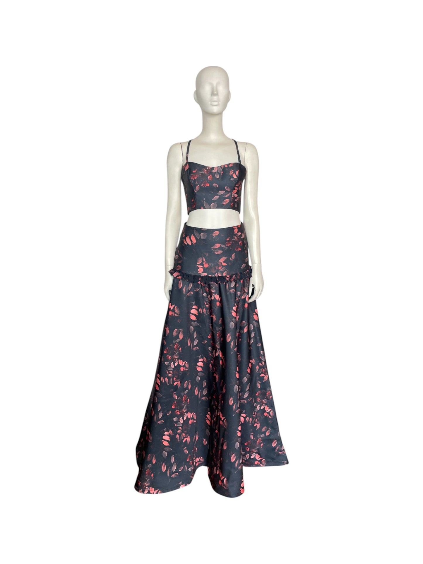 Set top y falda floral