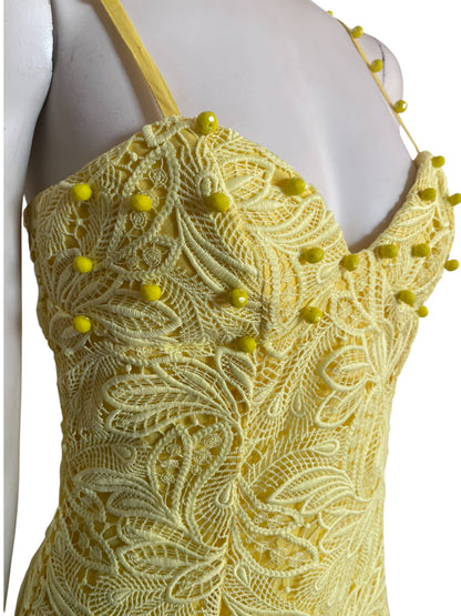 Mini dress amarillo