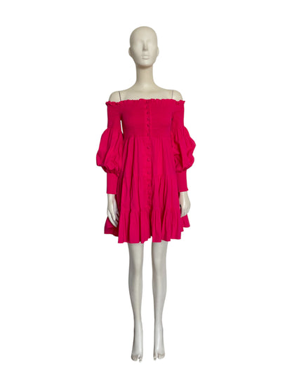 Marianne mini dress fucsia