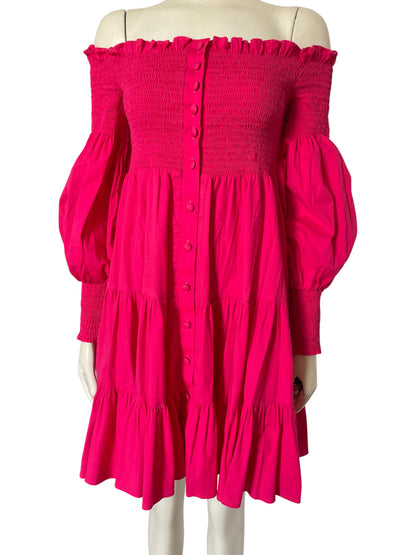 Marianne mini dress fucsia