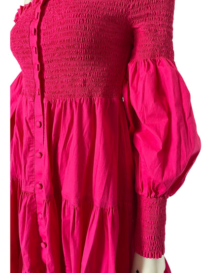 Marianne mini dress fucsia