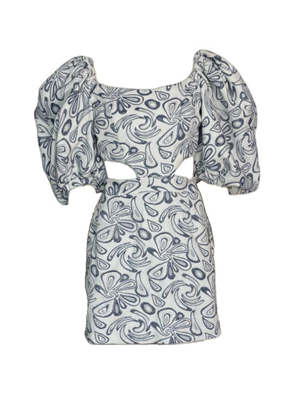mini dress con cut out a los lados