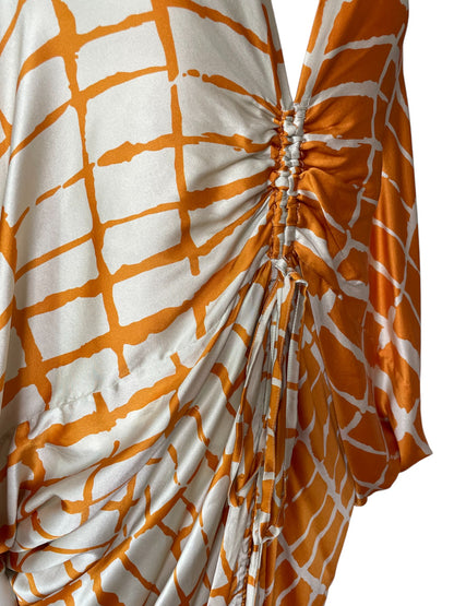 cloiser dress orange