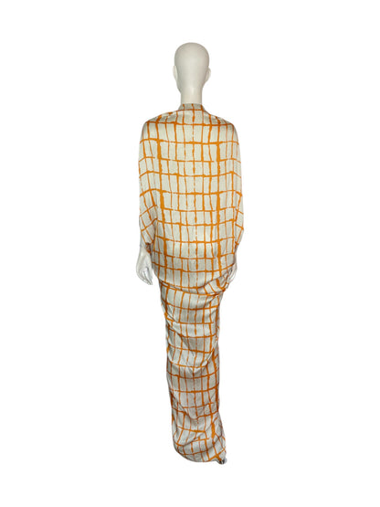 cloiser dress orange