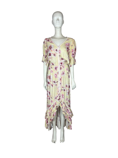 Vestido floral amarillo